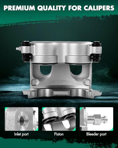 Image of SCITOO 18-4760 Front Right Disc Brake Caliper For Ford For E-150 2007,For Ford For E-150 Econoline 2007,For Ford For E-250 2003-2007,For Ford For E-250 Econoline 1999-2002,Double Pistons