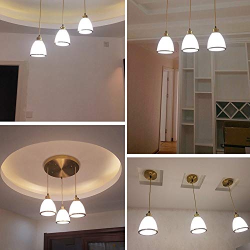 Dispositif d'éclairage créatif suspension verre suspendue E27 au design rétro