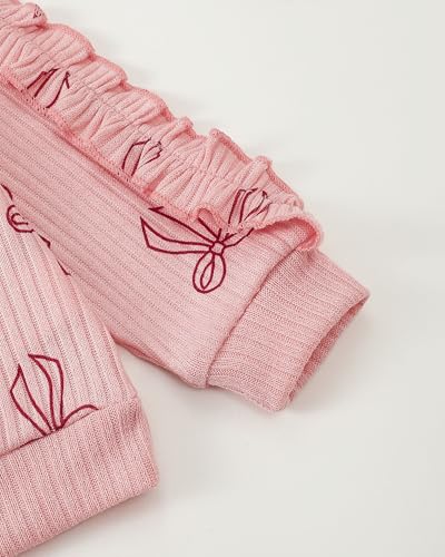 Image of Baby Toddler Girl Clothes Outfits Kids Sweatshirt Jeans Set Denim Pants Little Girls Clothes Toddler Outfit for Girls