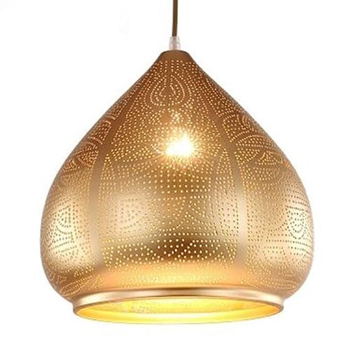 Lustre en fer E27 style moderne et finitions soignées pour suspension de standing