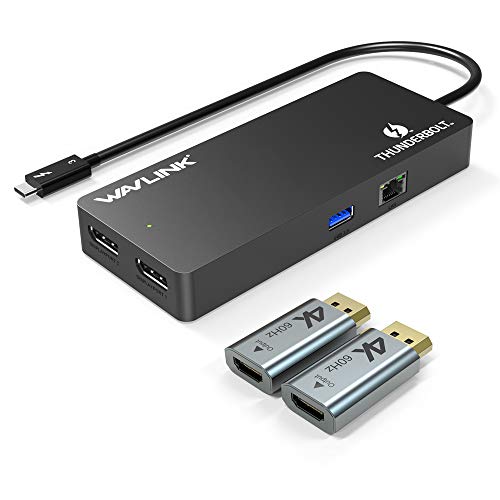 WAVLINK Thunderbolt 3 4Kドッキングステーション Amazon.com: WAVLINK Thunderbolt 3 Docking Station with 85W