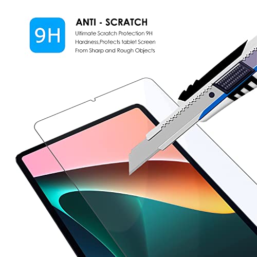 Image of Tempered Glass Screen Guard For Xiaomi Mi Pad 5 / Xiaomi Mi Pad 5 Pro (11 inch Inch) Smartphone (Transparent) (With Easy Installation Kit) (Pack Of 1)