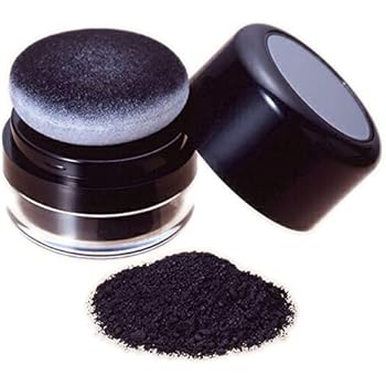 Amazon 黒髪用の粉で白髪 薄い部分のハゲを隠し少ない髪を増毛 ヘアファンデ黒色 薄毛隠し 増毛 ボリュームアップスプレー 通販