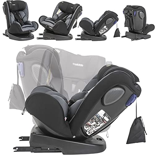 Cadeirinha Para Carro Kiddo Avanti 360 Grafite 0-36Kg Isofix