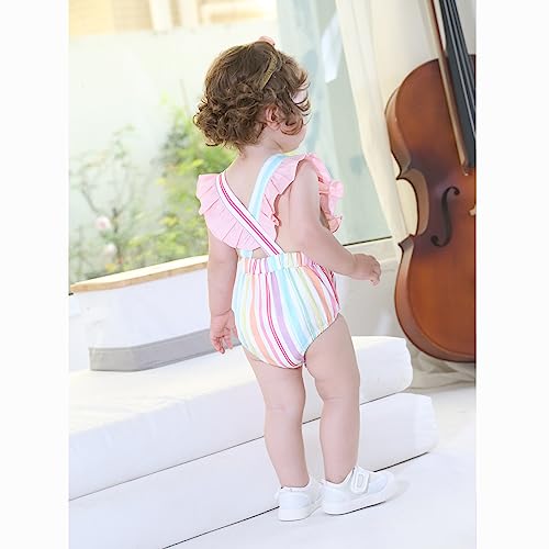 Shalofer 1St Birthday Outfit Girl Summer Pink Ice Cream 1St Birthday Outfit Girl(Pink, 18-24 Months) #TOP2