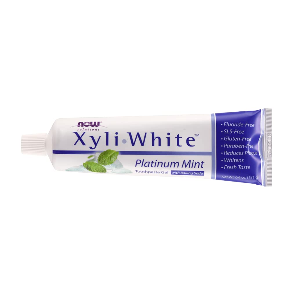 NOW Foods Solutions Xyli White Toothpaste Gel with Baking