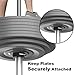 Forcefree+ Barbell Clips (Pair), Magnetic Barbell Clamps, Quick Release Olympic Barbell Clamps with Anti Slip TPR Grip, Barbell Collars for Secure Weightlifting & Powerlifting (MAG, Black)