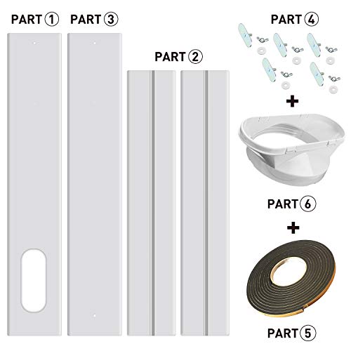 Gulrear Sliding Door Air Conditioner Kit,Max Adjustable Length 220Cm/87Inch thumb #2
