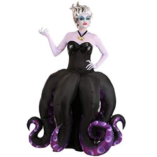 Disguise Plus Size Little Mermaid Women's Ursula Prestige Costume 5X, Black, 5X grande