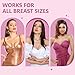TEAWOO Boob Tape Kit - BoobTape for Breast Lift, 2 Body Tape, 4 PCs Silicone Breast Petals, 20 PCs Satin Nipple Stickers, 36 PCs Double Sided Tape, Boobtape for A-G