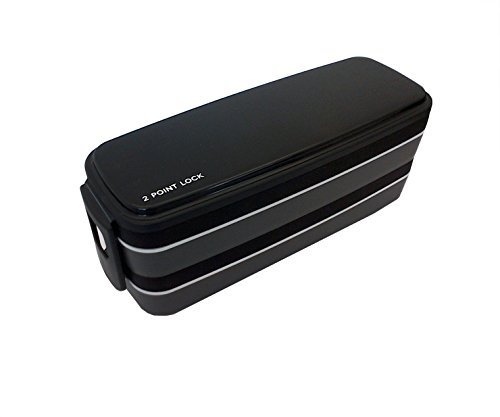 最安値 オーエスケー ランチボックス 並盛さんのお弁当箱 2段 850ml ブラック 1個 Oskの価格比較