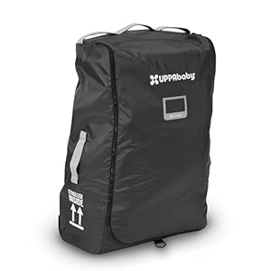 UPPAbaby Travel Bag for Vista and Cruz Strollers – Includes TravelSafe Program Coverage, Inner Wheel Bag and Storage Pocket – Smooth Wheels, Handles + Durable Design