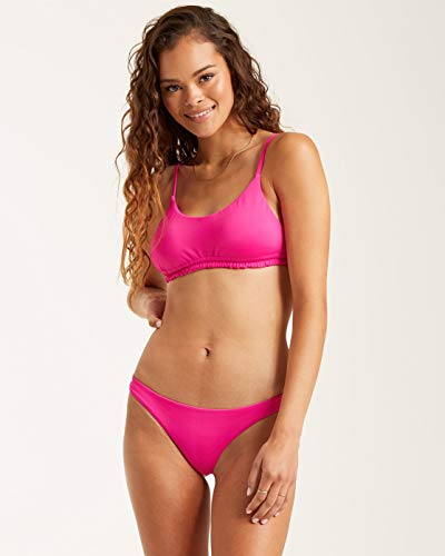 Haut de bikini froncé Billabong Sol Searcher rose XL au maintien optimal