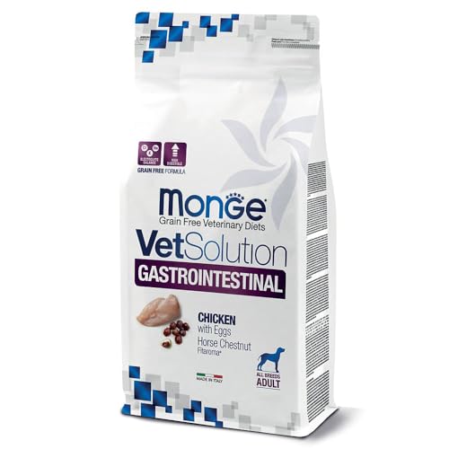 Monge VetSolution Gastrointestinal Adult Chicken with Eggs - Pollo con Uova per Cani - Confezione da 12 Kg