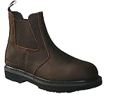 Groundwork GR20 Bottes de sécurité pour homme avec coque en acier et double soufflet - Marron - marron, 42 2/3 EU