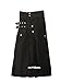 McWilliams BLACK DELUXE ACTIVE MEN MODERN UTILITY KILT (32, Black)