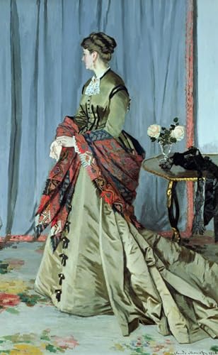 Peinture pour décoration salon Monet portrait de Madame Louis Joachim 60x90