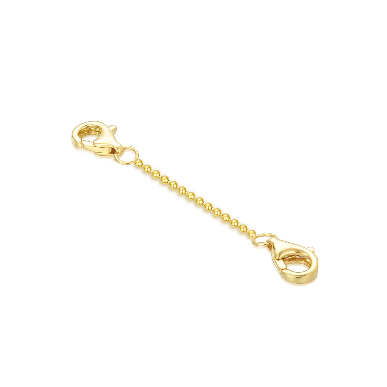 14k Gold Necklace &amp; Bracelet Extender Chain, Adjustable Extension Chain for Necklace &amp; Anklet