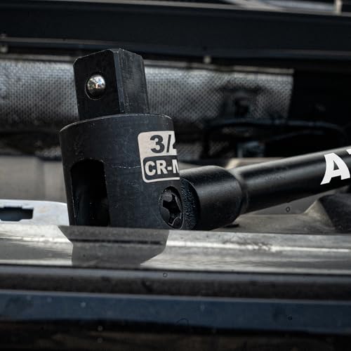 Image of 3 /4 inch Drive 41 Inch Breaker Bar, Heavy Duty Head, Premium Chromium-Molybdenum Steel, Laser Etched Marking, for Vehicle Maintenance and Repair, DIY Processing Manufacturing