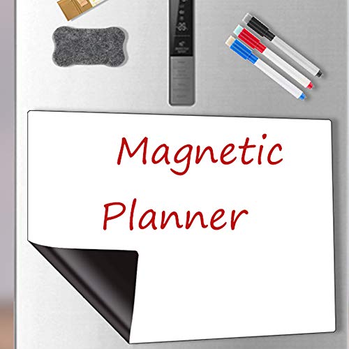 Magnetic Dry Erase Whiteboard Sheet for Refrigerator, Small Magnetic Dry Erase Board for Refrigerator Whiteboard Magnets 11