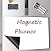 Magnetic Dry Erase Whiteboard Sheet for Refrigerator, Jr.White Whiteboard Sticker 17" X 11" with Stain Resistant Technology, Fridge Whiteboard Sticker Including 3 Magnetic Markers & Eraser