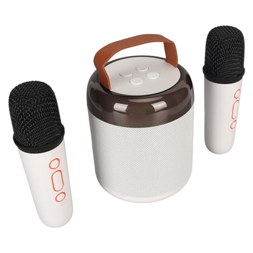 Conjunto de 2 microfones, alto-falantes de karaokê requintados 5.3 para quarto para acampamento (#1)