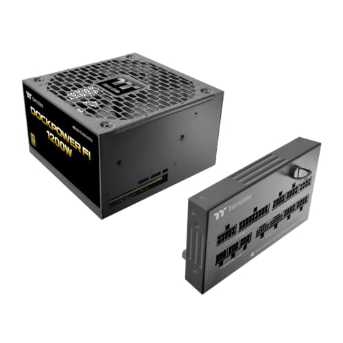 Image of Thermaltake Dockpower FI 1200W ATX 3.1 Full Modular 80+ Gold Power Supply