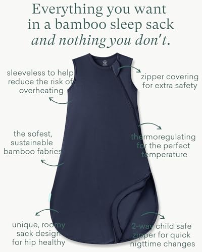Image of PurComfy Extra-Long Toddler Sleep Sack, Premium Bamboo Viscose Summer Sleeping Bag Supersoft 0.5 TOG Wearable Blanket 3T-4T-5T