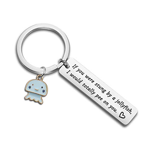 bobauna If You Stung By A Jellyfish Keychain Jellyfish Friendship jewelry Gift For Best Friends (jellyfish keychain) bobauna If You Stung By A Jellyfish Keychain Jellyfish Friendship jewelry Gift For Best Friends (jellyfish keychain)