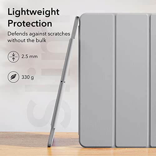 ESR for iPad Pro 12.9 inch Cover (2022/2021/2020, 6th/5th/4th Generation), iPad Air 13 inch Case 2025/2024, Convenient Magnetic Attachment, 2-Way Stand, Rebound Magnetic Case, Grey