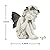 Leekung Ivory White Resin Sculpture, Angel Figurine with Solar Powered Lights for Outdoor Decor, Garden Decorations & Memorial Gifts
