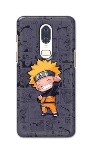 Image of PRINTFIDAA Printed Hard Back Cover Case for OnePlus 6 Back Cover (Famous Anime Cartoon Character) -112