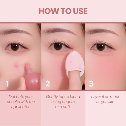 Image of PERIPERA Blurry Tok Cheek Liquid Blush | Matte Blurring Finish, Lightweight & Buildable Texture, Long-Lasting Korean Blush for Cheeks, Safe for Sensitive Skin (03 OAT LATTE)