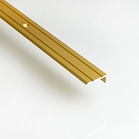 Perfil de ángulo de aluminio DQ-PP de 100 cm en color dorado Cover