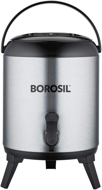 Borosil Stainless Steel Hydra Wonder Jug, Silver (9.5 L)