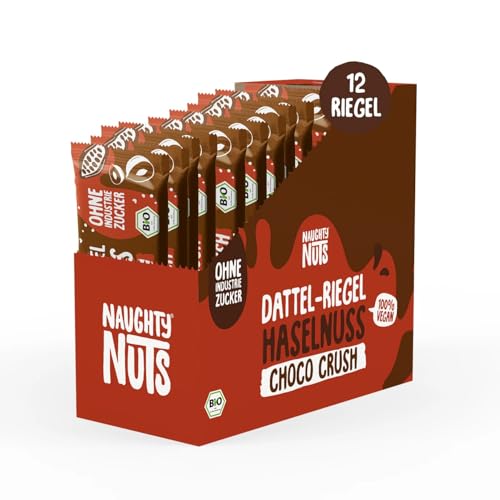 Naughty Nuts BIO Barritas de Dátiles con Avellanas y Chocolate – Veganas, sin Gluten, sin Azúcares Refinados – 12 x 30 g Naughty Nuts BIO Barritas de Dátiles con Avellanas y Chocolate – Veganas, sin Gluten, sin Azúcares Refinados – 12 x 30 g