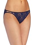 Vanity Fair Women's Illumination Helenca Lace Bikini Panty 18202, Admiral Navy, 6