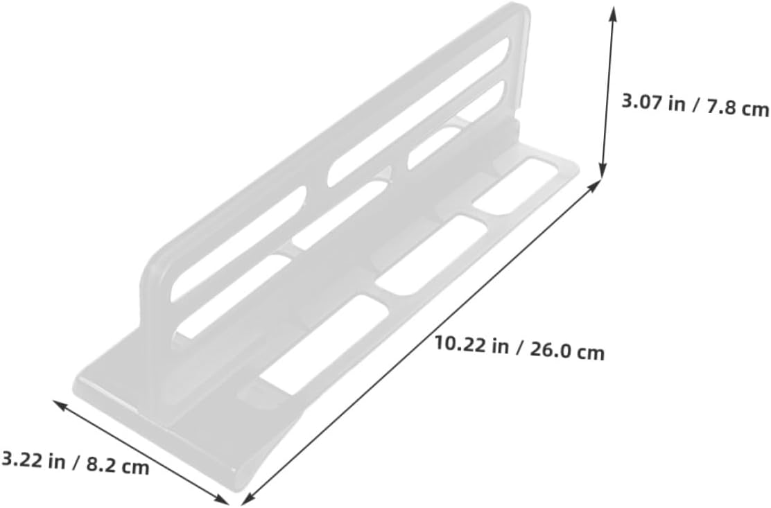 Adjustable Refrigerator Storage Dividers 6pcs, 26cm Plastic Fridge Organizer Separators for Kitchen, Freezer Shelf and Door Compartment Organizer