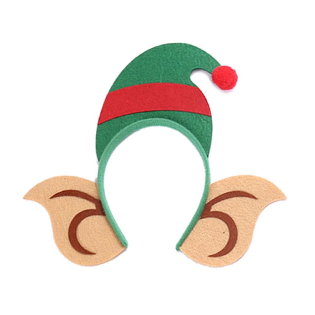 Christmas Elf Ear Headband For Kids Christmas Hat Headband Christmas Elf Headband With Ears Christmas Hair Hoop Christmas Elf Ear Headband