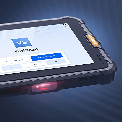 Visitor Management Bundle With Durable All-In-One 8" Android Id And Passport Scanner For Bars, Nightclubs, Gated Communities, Events, And Door Entrances – Idware Falcon With Tabletop Stand #TOP3