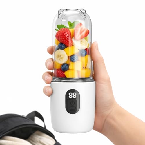 Portable Blender for Shakes and Smoothies, 17oz USB-C Rechar