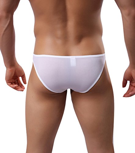 WINDAY Men Briefs Breathable Ice Silk Triangle Bikinis and Briefs D318