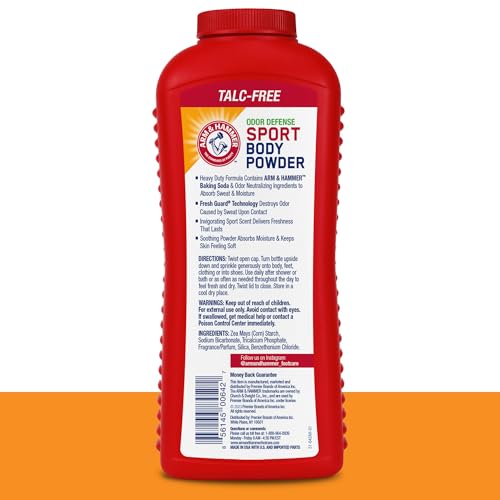 image for Arm & Hammer Arm & Hammer Sport Body Powder, Powder for Men and Wo