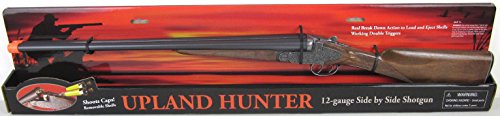 Big Game Toys~Double Barrel-Upland Hunter Monte Carlo Side x Side Shotgun Rifle Removable Shells Cap Gun Toy