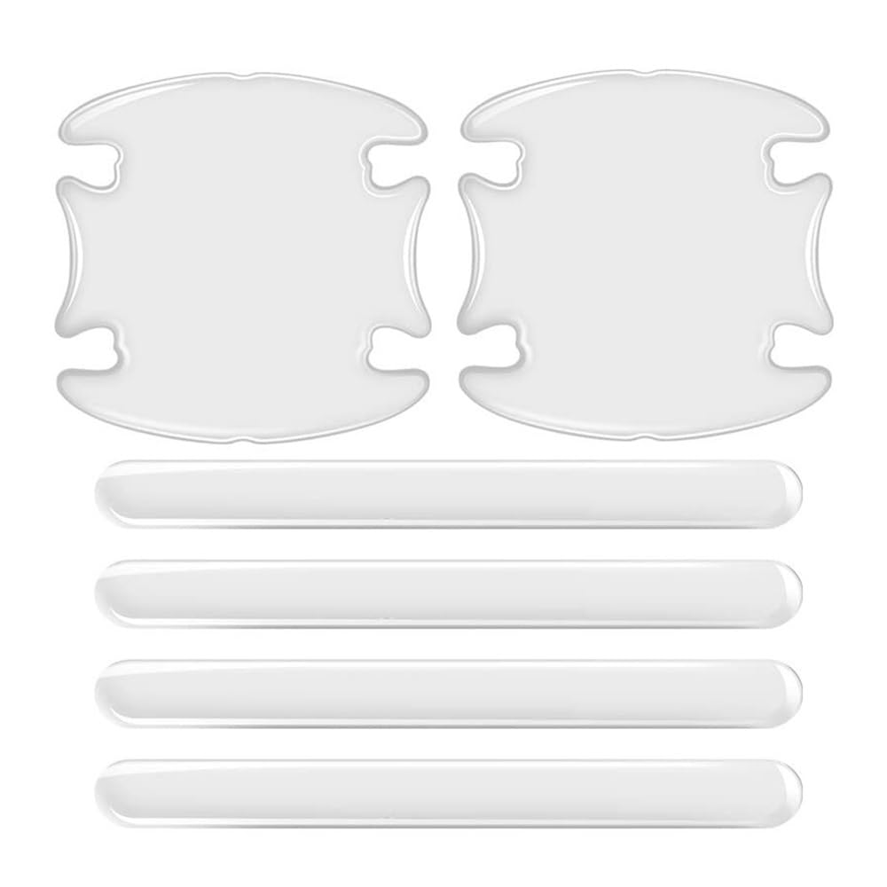 Anti-rayures poignée porte Jaguar : lot de 8 films protecteurs voiture F-PACE XE XF