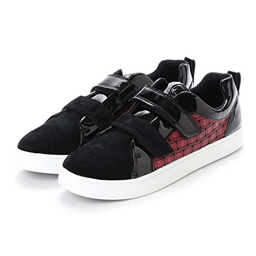 Image of Clarks Boys City Hero Lo Black /Red Sneakers