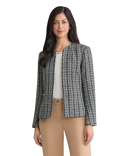 Kasper Women's Boucle Tweed Cardigan Jacket