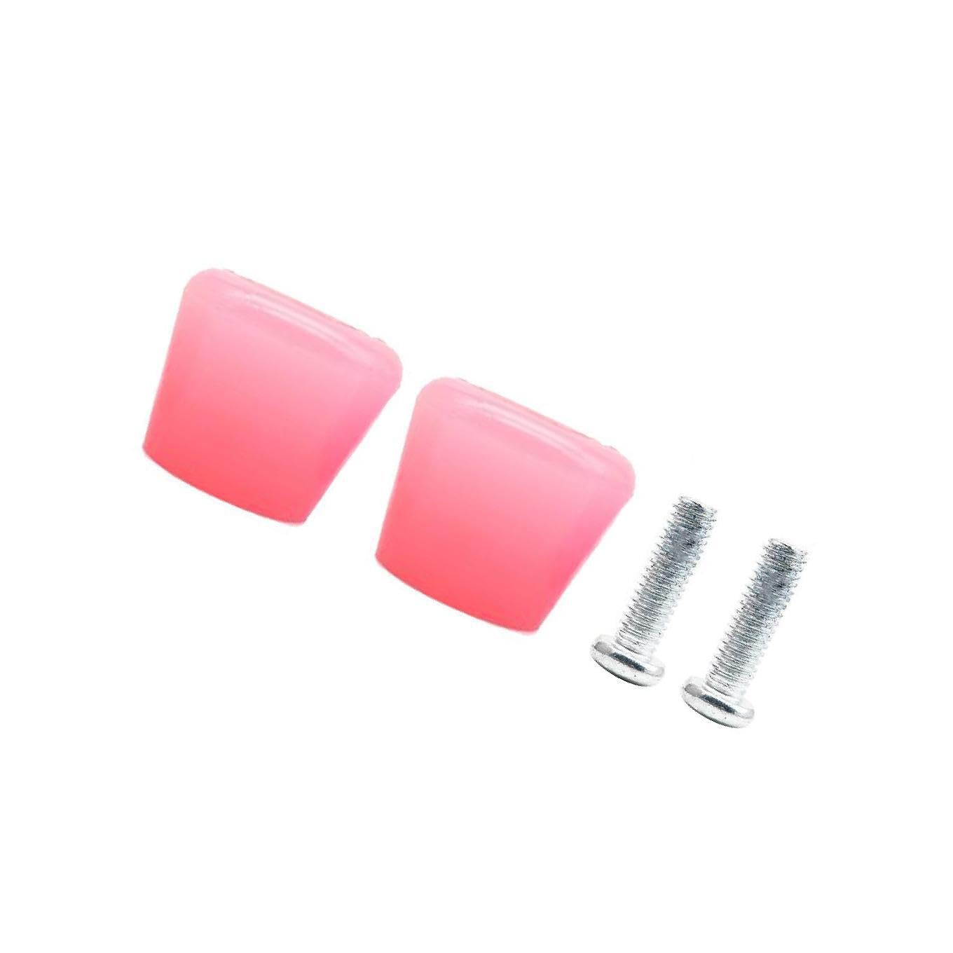 KIXZSAZ High-Performance 2x Inline Skates Roller Brakes Reliable Non-Slip Safety Stopper, Jelly Pink, 34x36x45.5mm