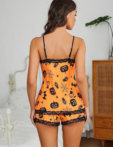 Image of Avidlove Lace Trim Cami Modal Pajamas for Women Set 2 Piece Sexy Pj Set