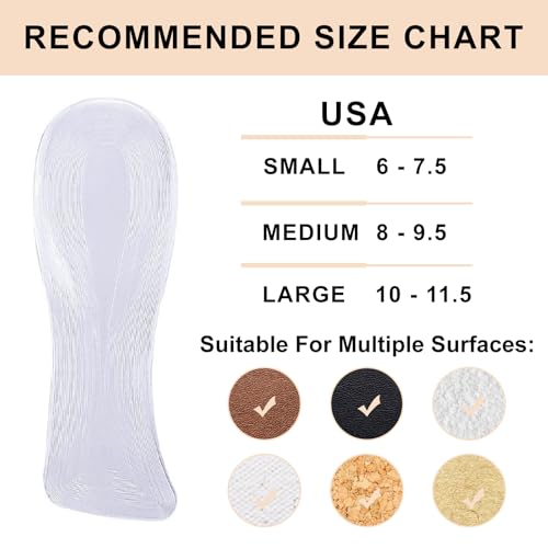Plantillas para tacones para mujer talla pequeña US 6-7.5 miniatura 4